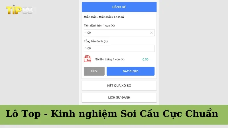 TIP88 Lô Top - Kinh nghiệm Soi Cầu Cực Chuẩn Cho Tân Thủ 2024